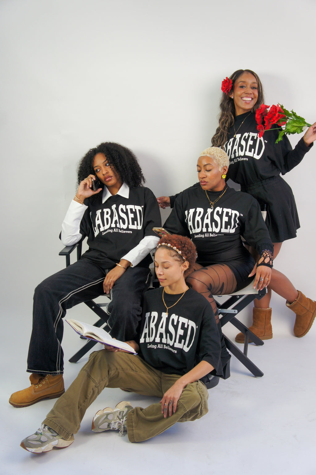 LA Based "Leading All Believers" Oversized Signature Short Sleeve Tee